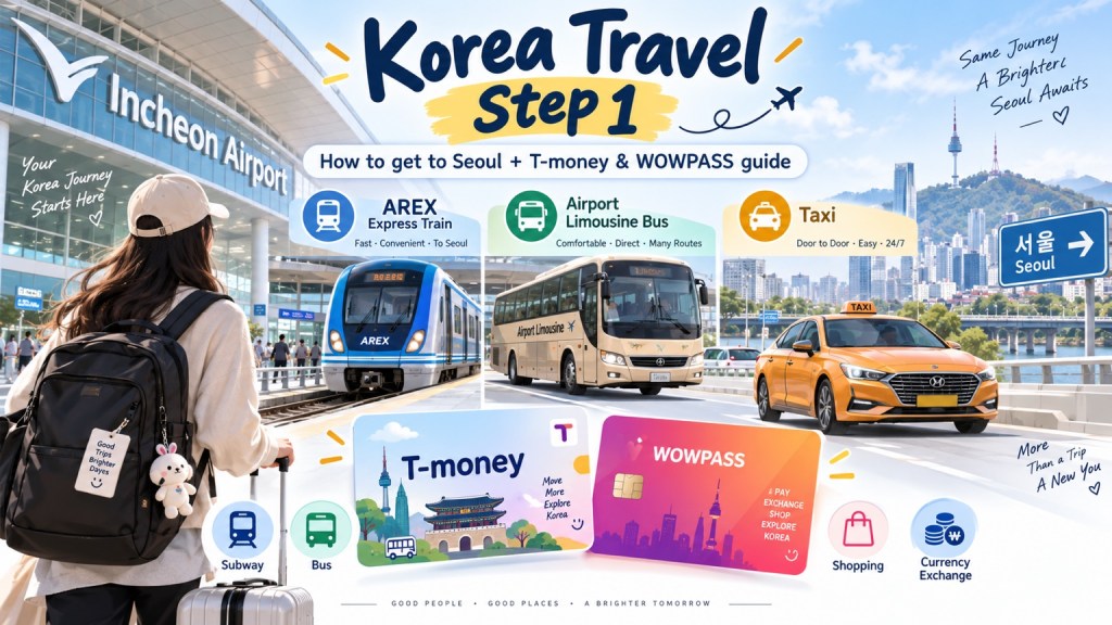 Incheon Airport to Seoul: AREX, Bus, Taxi & T-money&nbsp;Guide